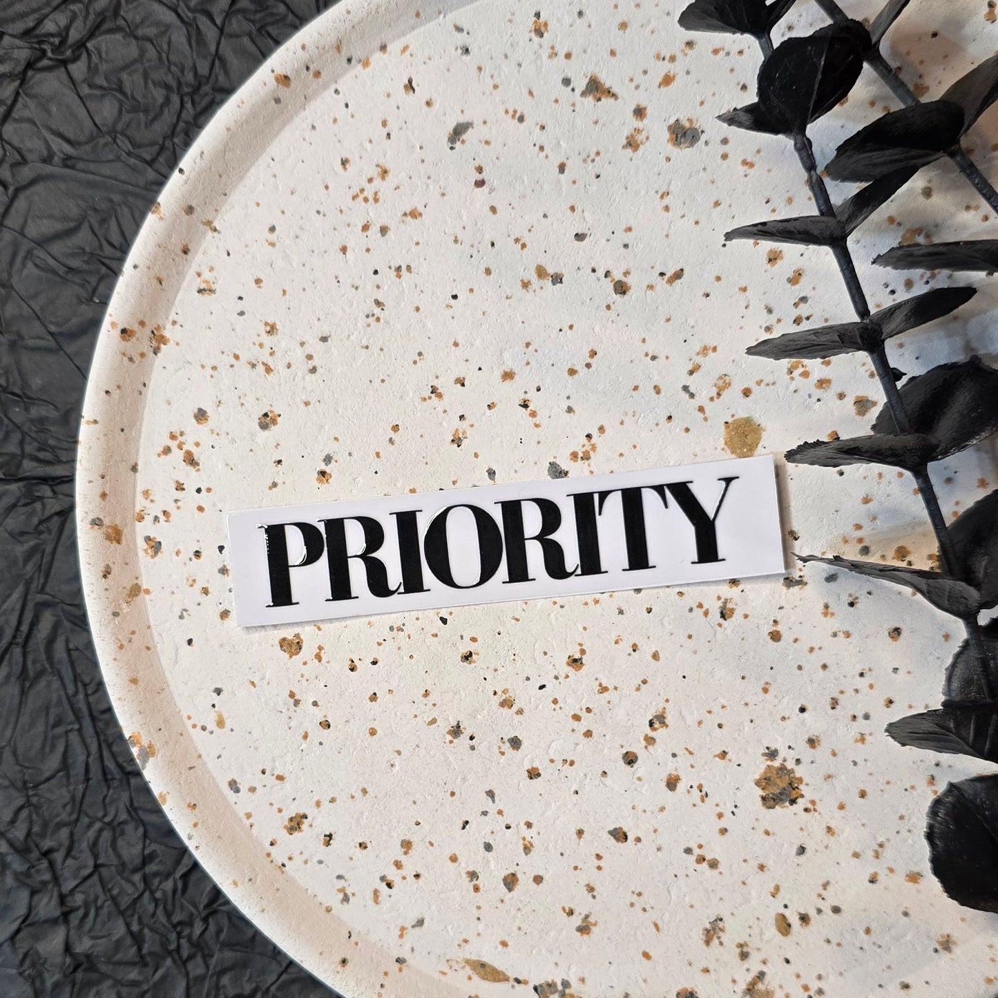 3D Sticker "PRIORITY" 8cm