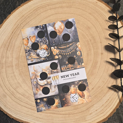 Moodboard New Year  Sparchallenge A6