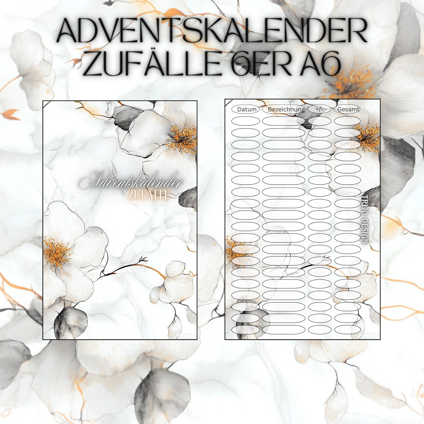 6er-Set Register Adventskalender-Zufälle