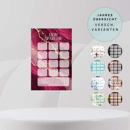 Jahresübersicht versch. Varianten A6