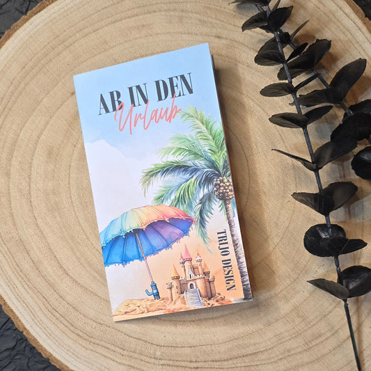 Ab in den Urlaub Klappkarte A6