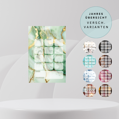 Jahresübersicht versch. Varianten A6