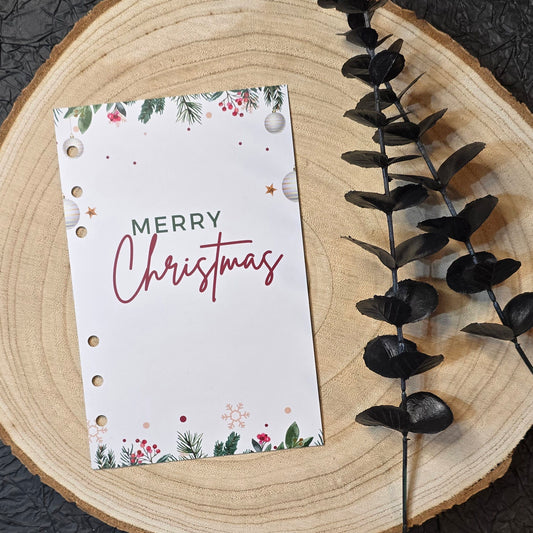 Weihnachts-Planer A6