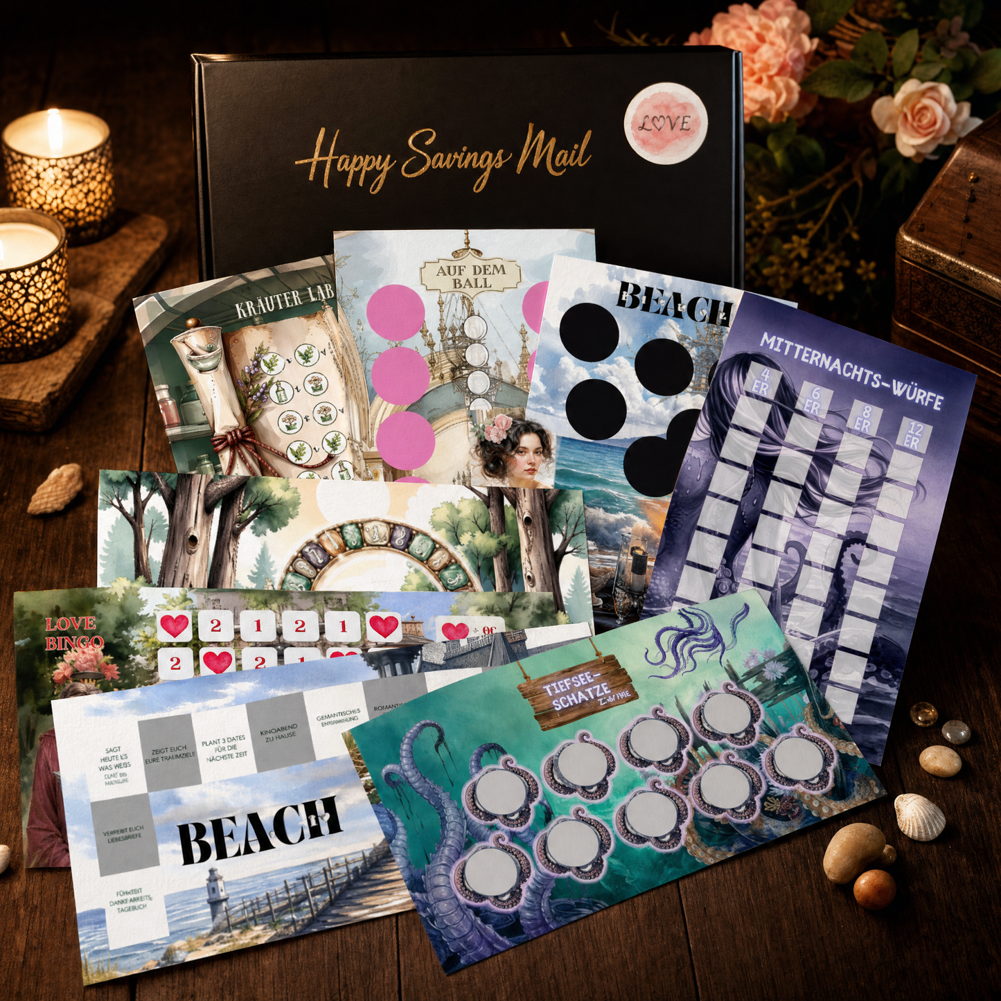 Einzelchallenges Happy Savings Mails
