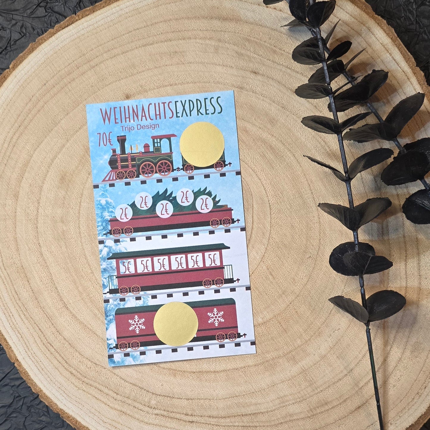 Weihnachtsexpress Sparchallenge A6