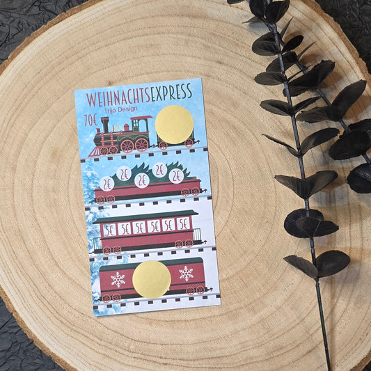 Weihnachtsexpress Sparchallenge A6