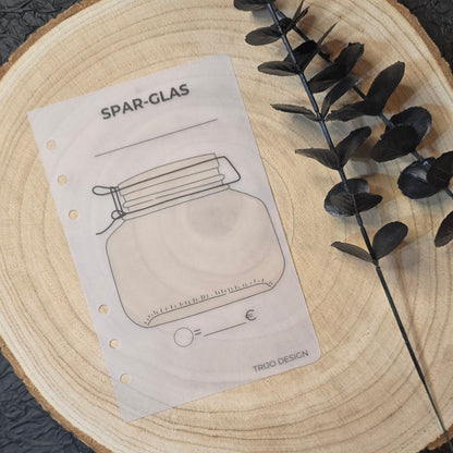 Spar-Glas Transparent A6