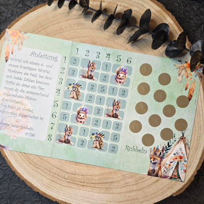 Indian Prairie Klappkarte A6