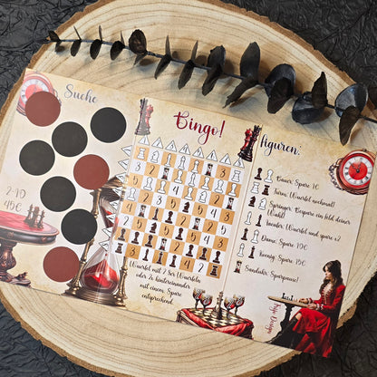 Schach Matt Klappkarte A6