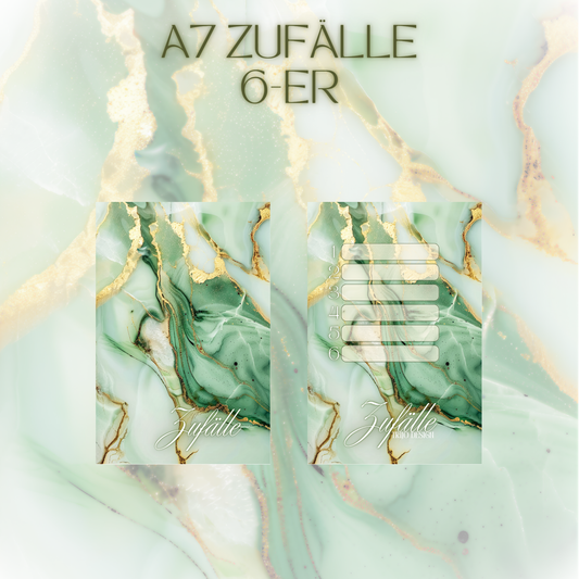 Register A7 Jade Zufälle 6er Set