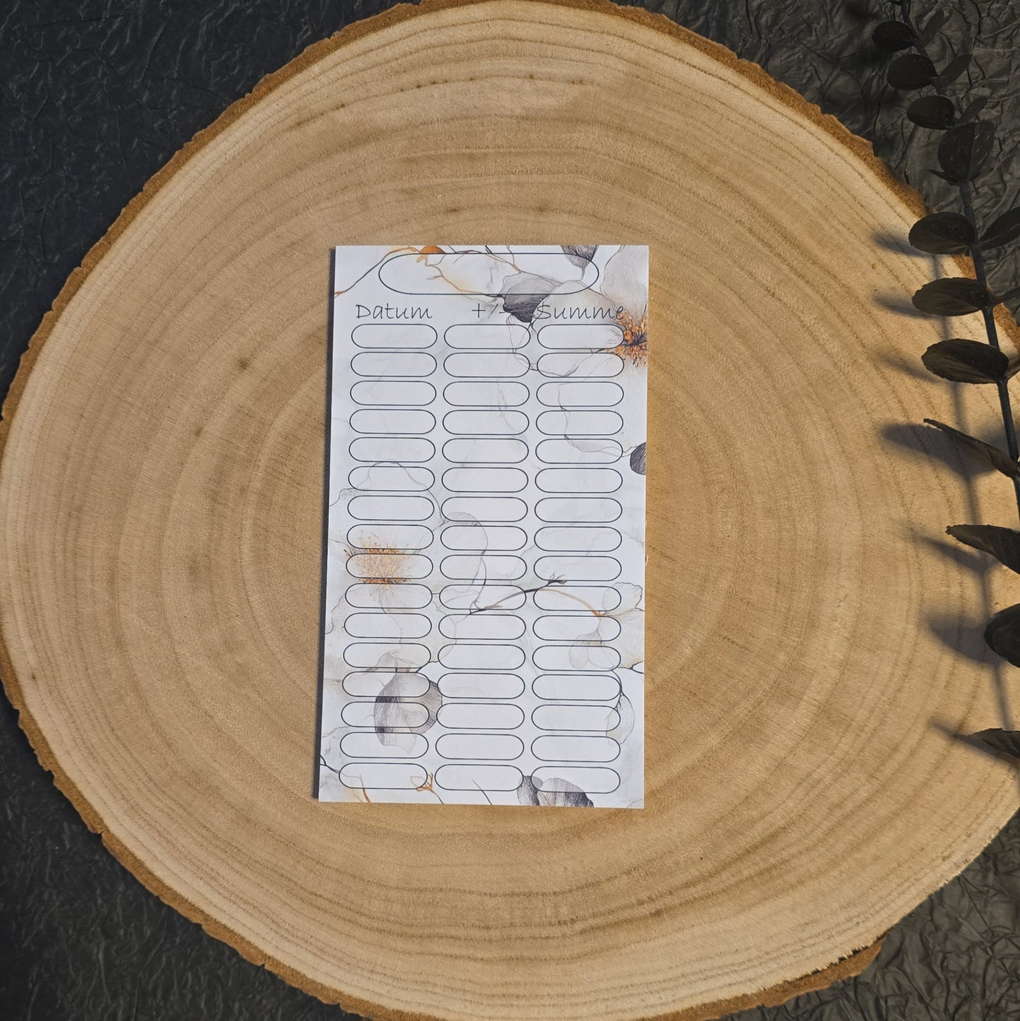 Tracker-Block "Flowers"