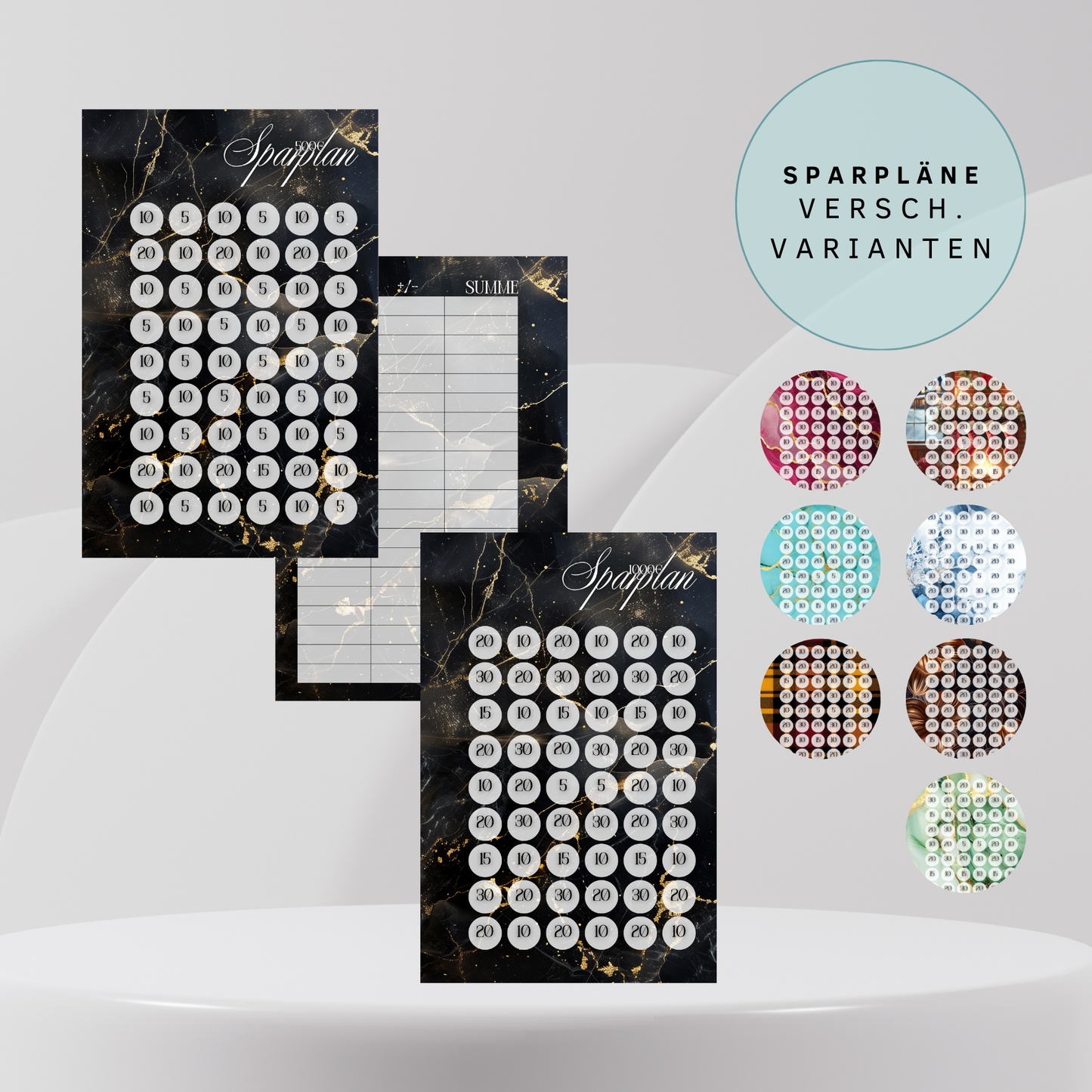 Sparplan versch. Varianten A6