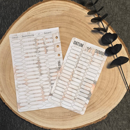 Budget Dream Mini-Jahreschallenge A6 Mix-Challenge