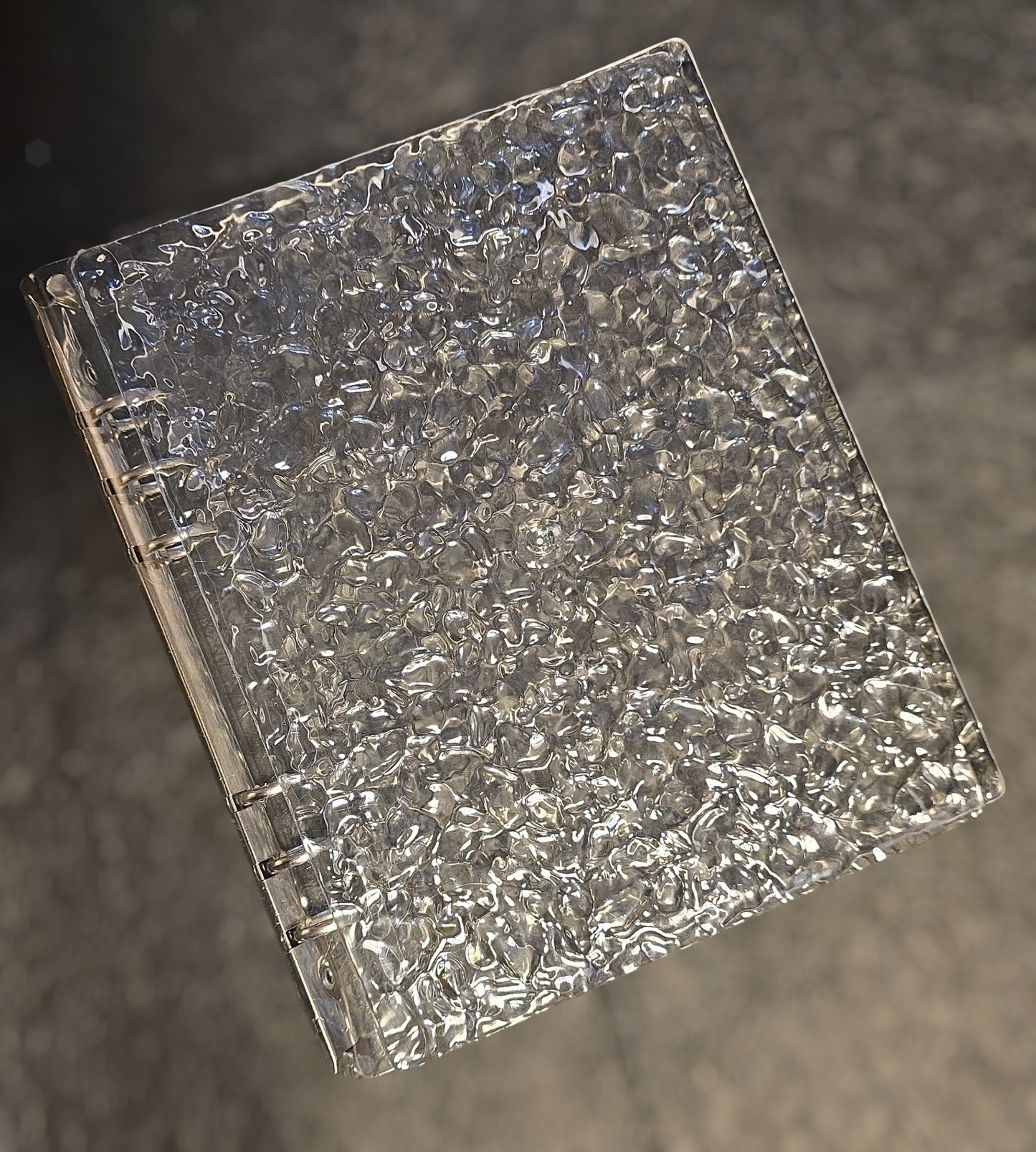 Ringbuch Wasserfluss A5 Transparent