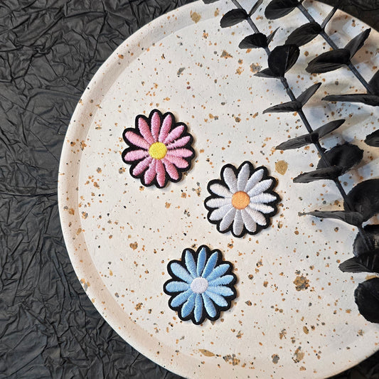 Aufkleber-Patch Blumen bunt