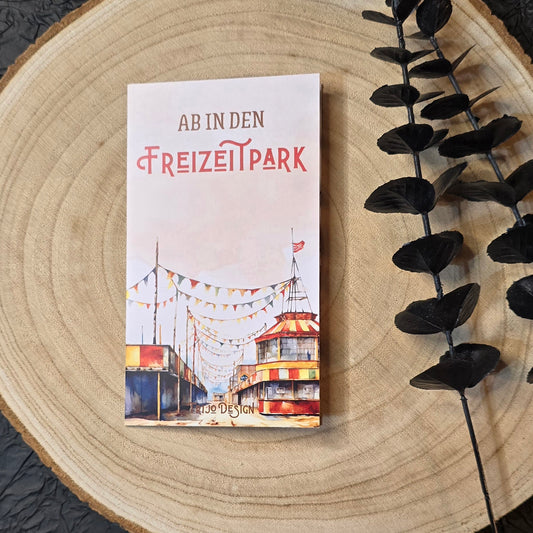 Ab in den Freizeitpark Halloween Klappkarte A6