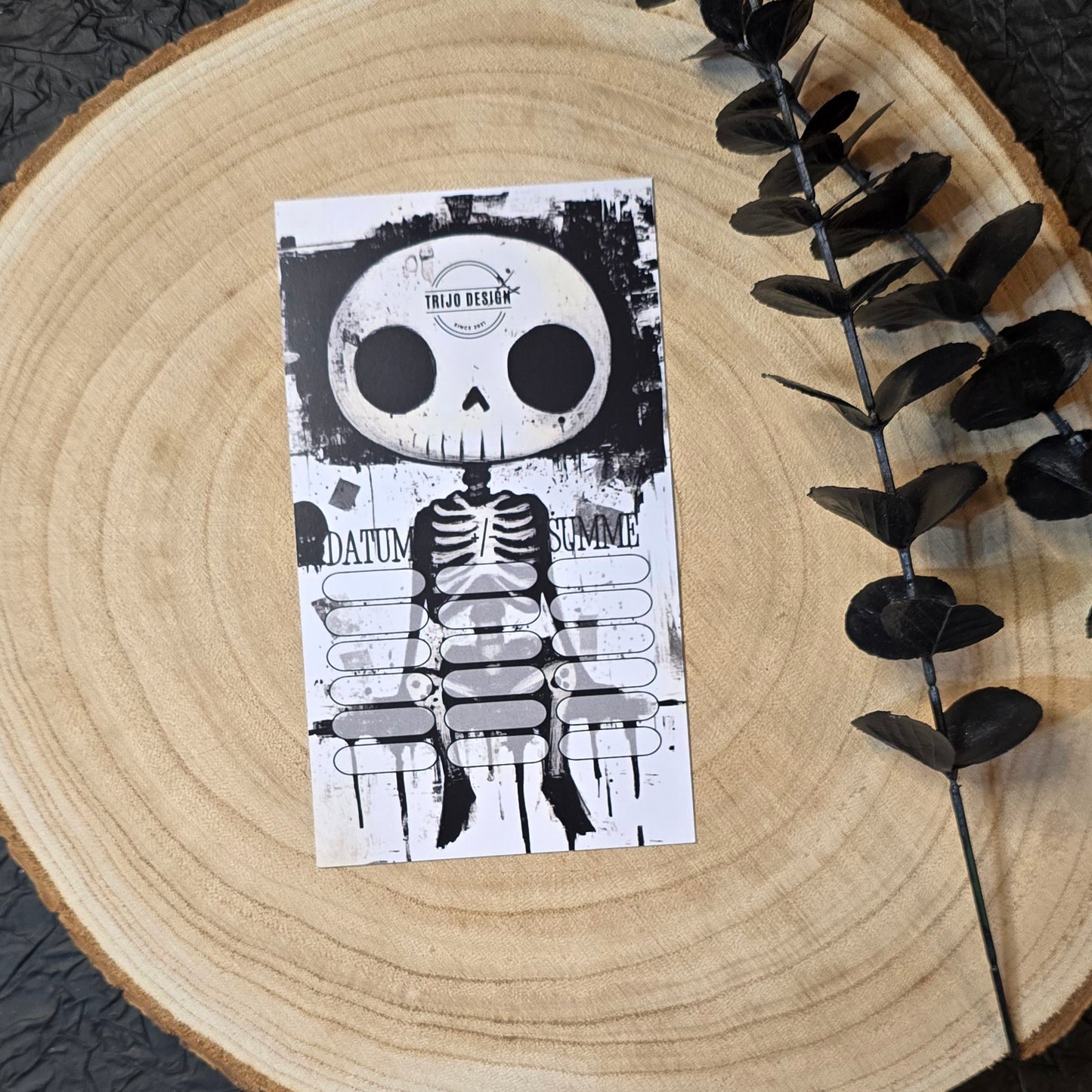 Skeleton Rubbelchallenge A6