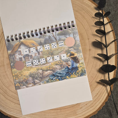 Challengeblock zum Aufstellen im A6-Format (Aus dem Adventskalender)