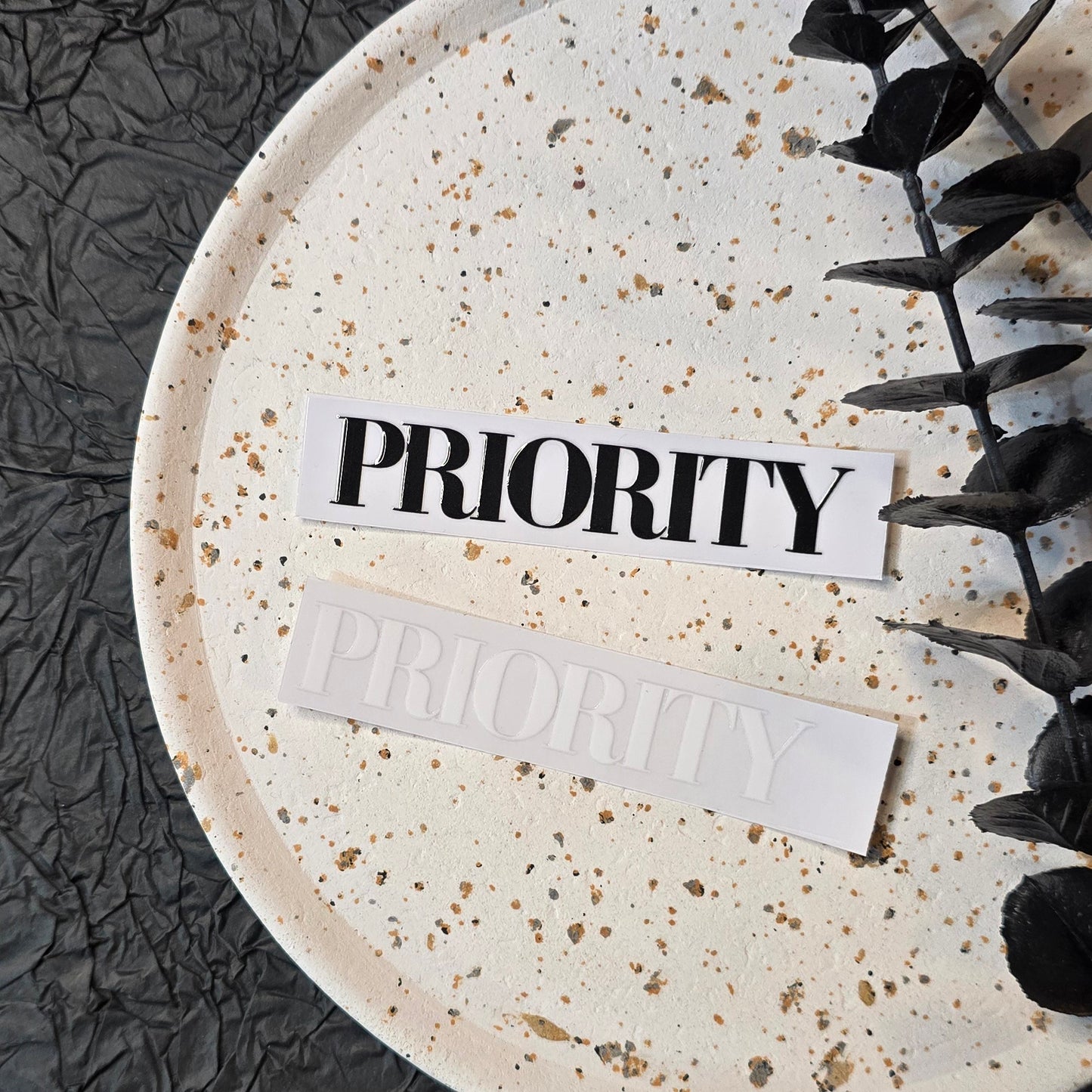 3D Sticker "PRIORITY" 8cm
