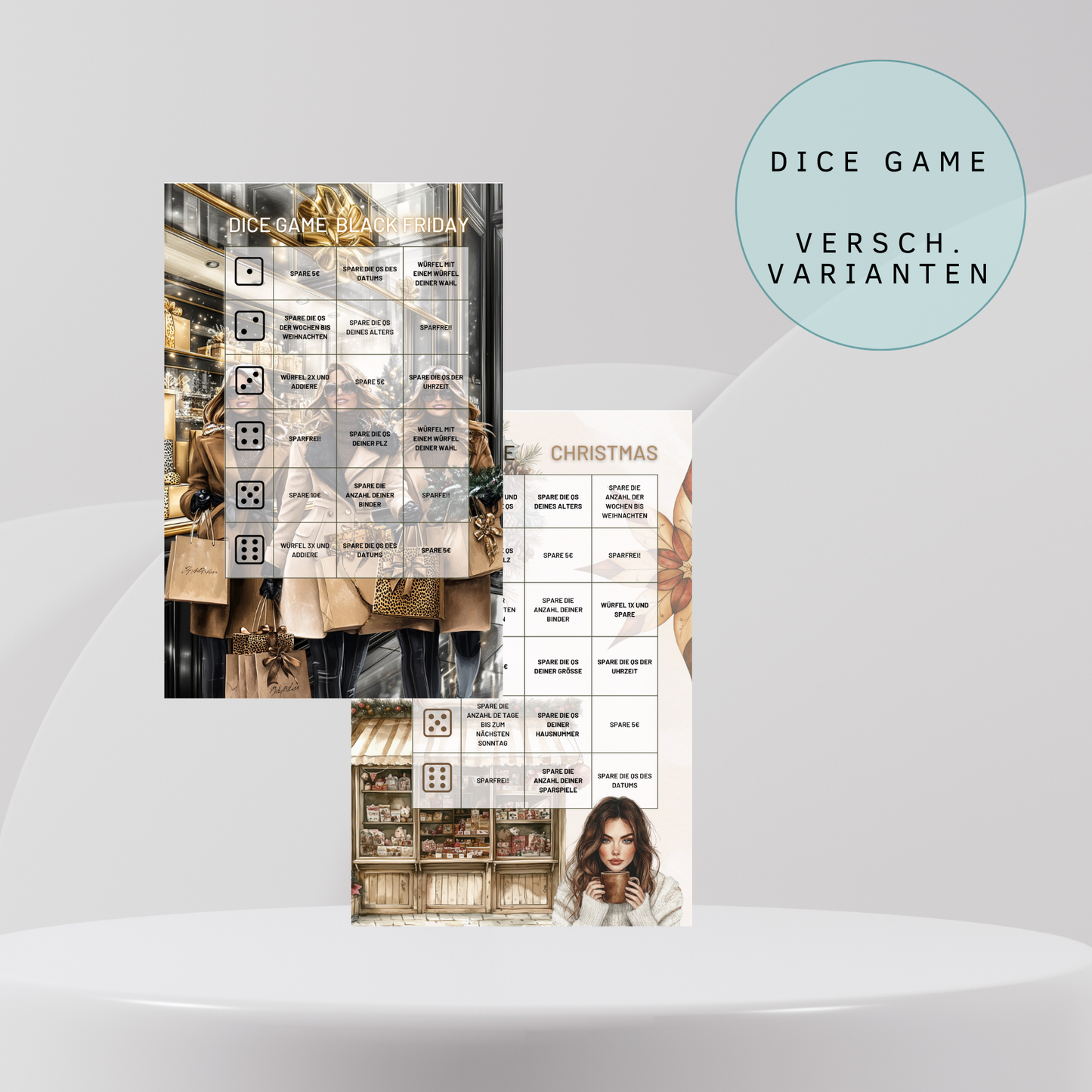 Dice Game - Versch. Varianten A6