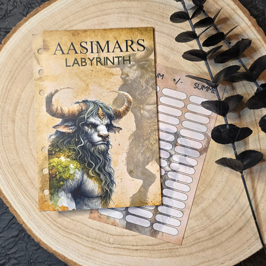 Aasimars Labyrinth Klappkarte A6