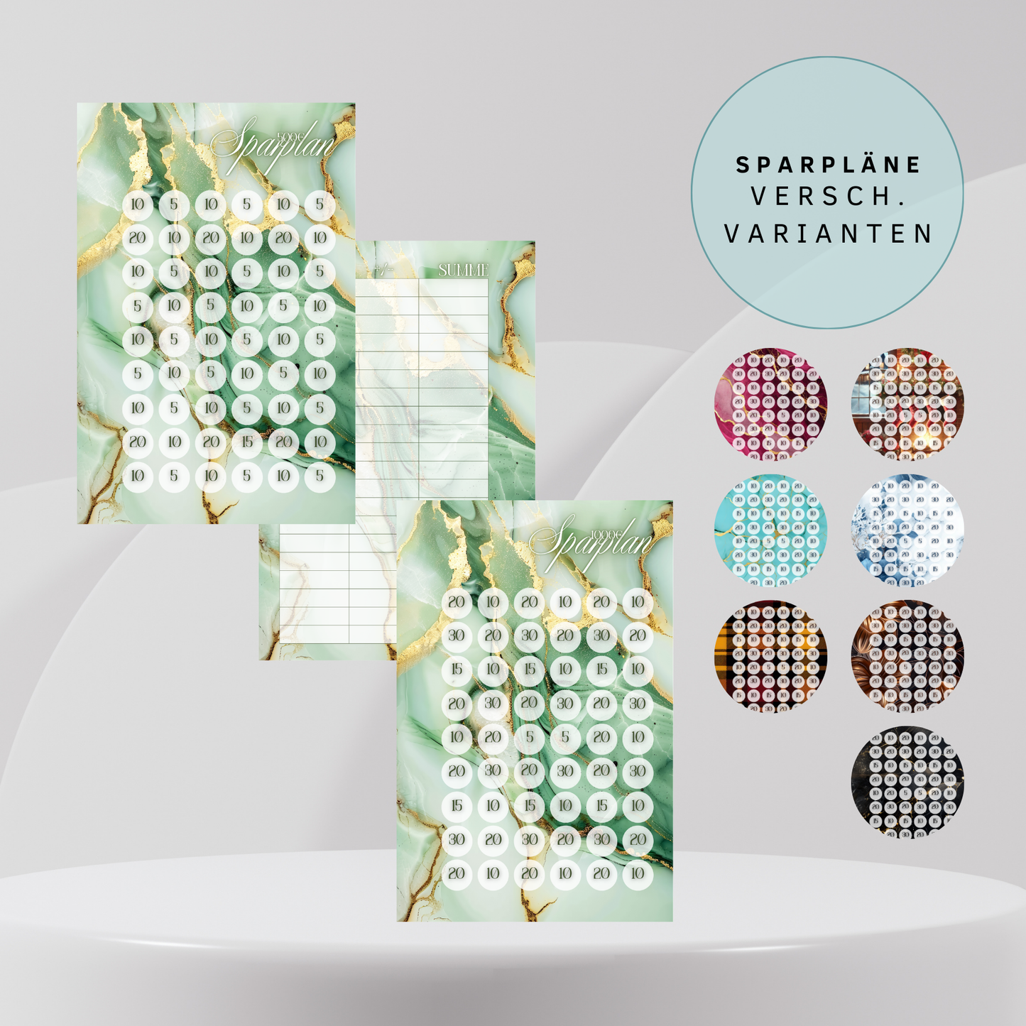 Sparplan versch. Varianten A6