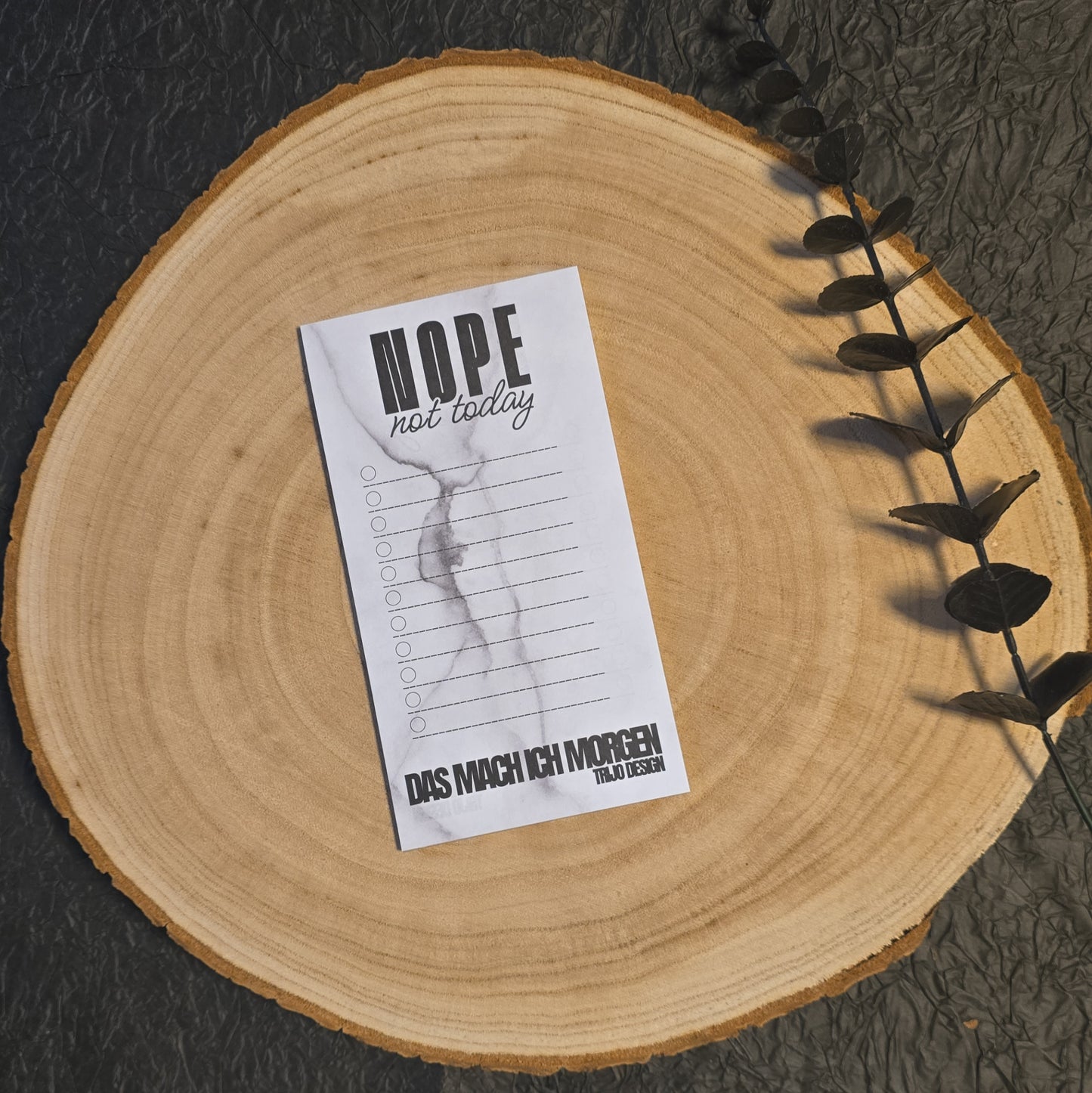 Notizblock A6 "Nope not today"