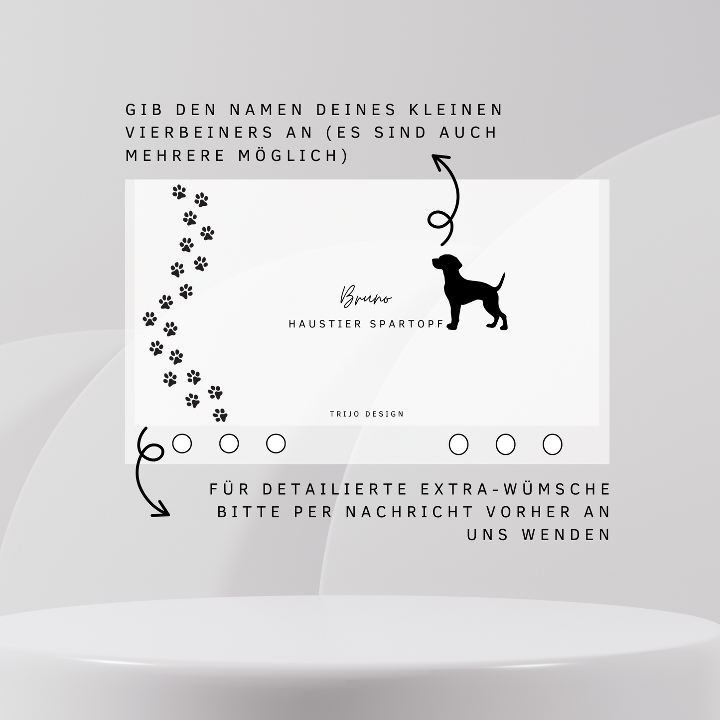 Umschlag-Set "Hunde" A6 personalisierbar