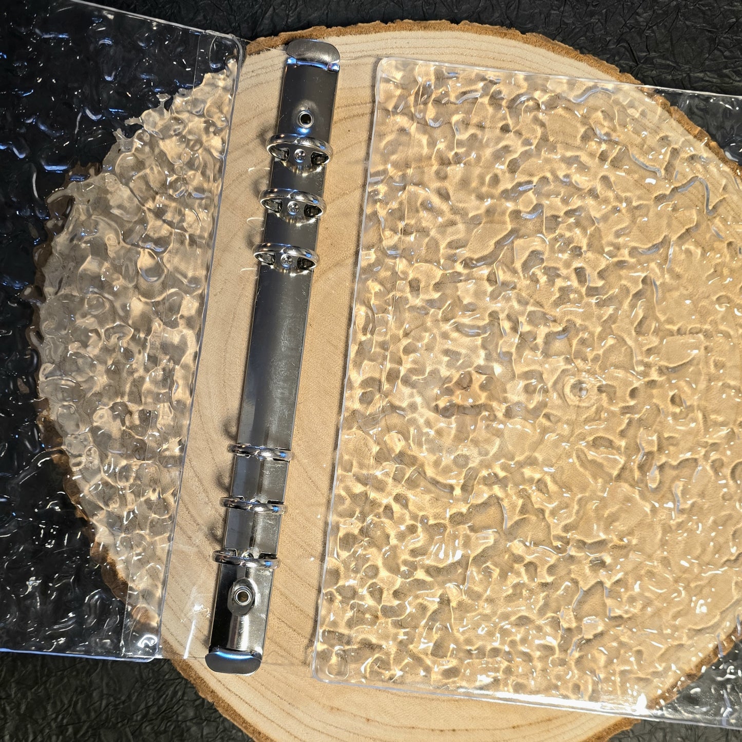 Ringbuch Wasserfluss A5 Transparent