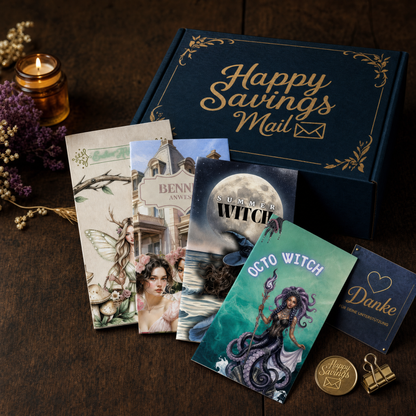 Klappkarten Happy Savings Mails