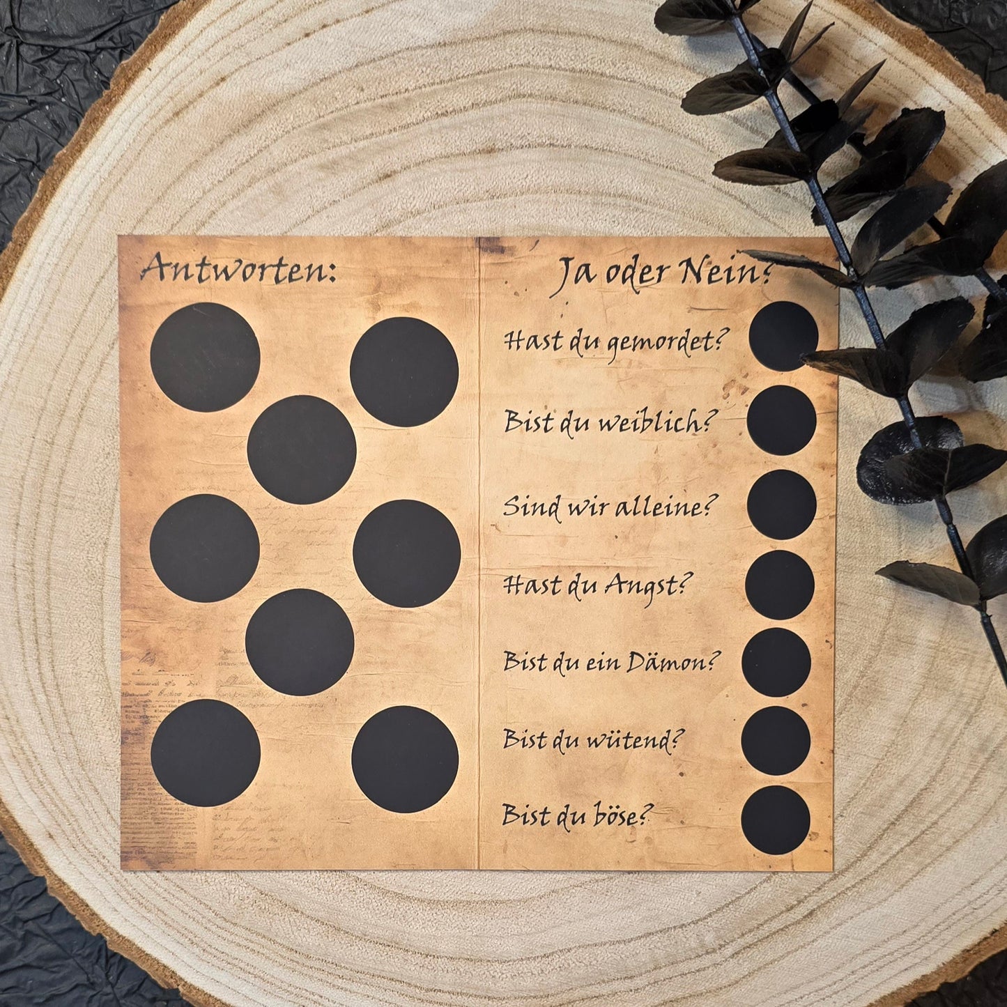 Ouija Sparspiel A6