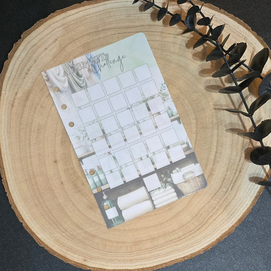 Ausmist-Challenge Einlage Sparchallenge A6