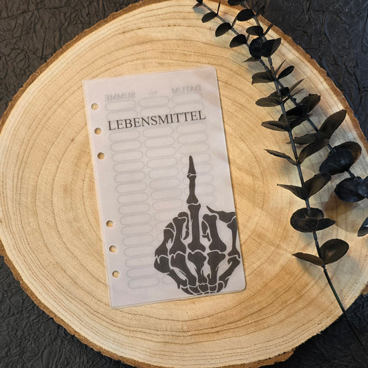 Umschläge/Dashboards "Scheiss Finanzen" transparent A6