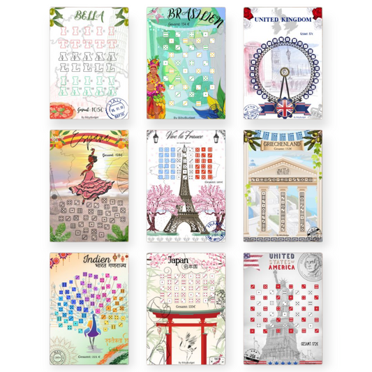 Länder der Welt - Würfelchallenge versch. Länder Set 1