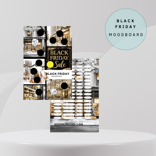 Moodboard Black Friday Sparchallenge A6