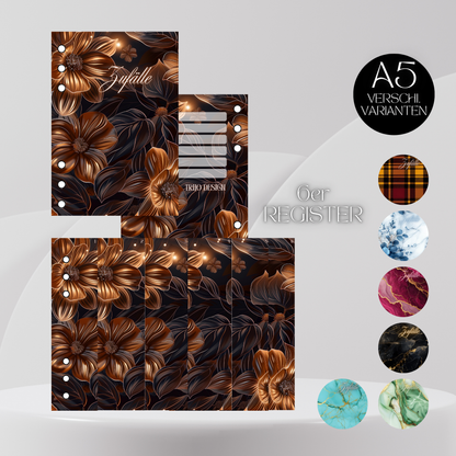 6er Set Register A5 Versch. Varianten Zufälle