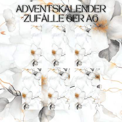 6er-Set Register Adventskalender-Zufälle