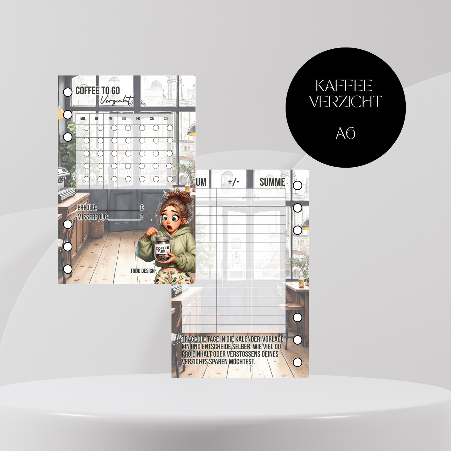 Kaffee Verzicht Challenge A6