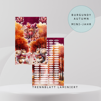 Burgundy Autumn Mini-Jahreschallenge A6