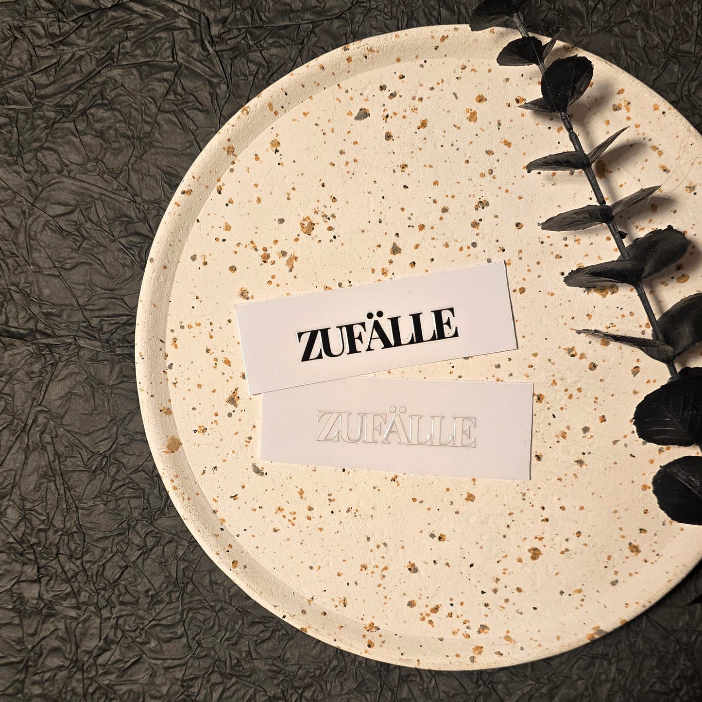 3D Sticker "ZUFÄLLE" 8cm
