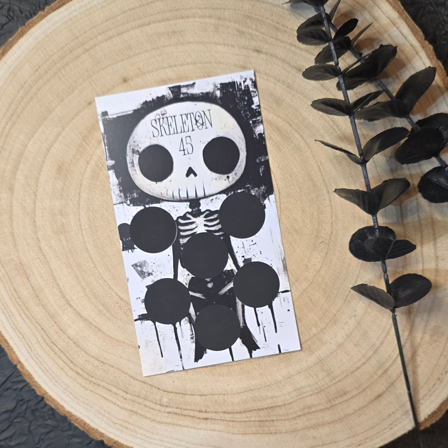 Skeleton Rubbelchallenge A6
