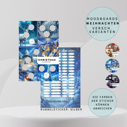 Moodboard Weihnachten Sparchallenge A6